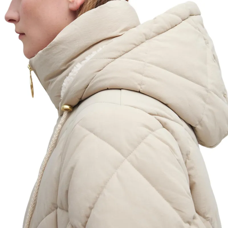 BARBOUR FW24 Puffer Jacket Women's Beige-8