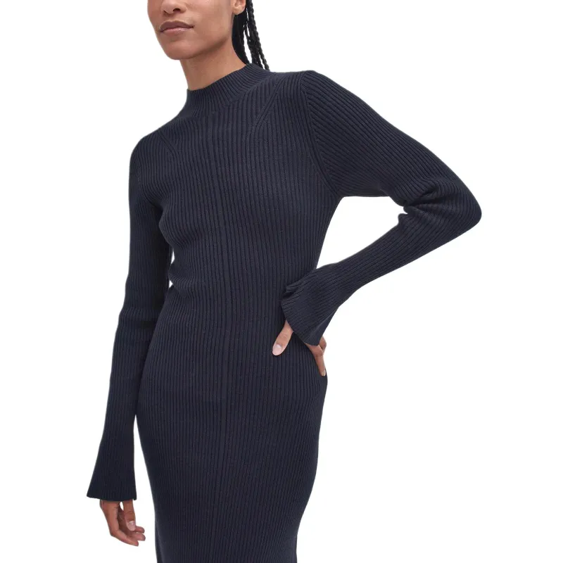 BARBOUR FW24 Long-Sleeved Dresses Women's Marine Blue-4