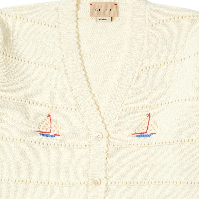 GUCCI SS23 Knitwear Women's Cream-2