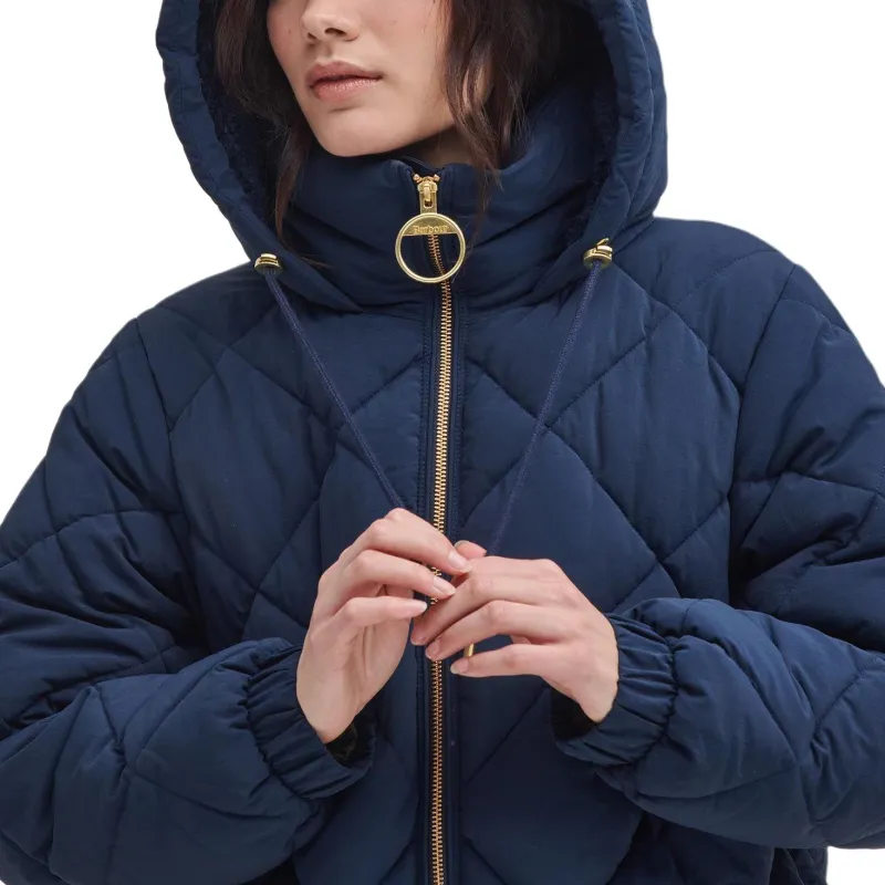 BARBOUR FW24 Puffer Jacket Women's Marine Blue-8