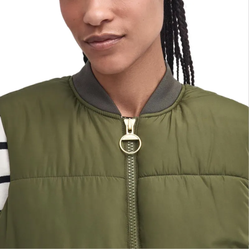 BARBOUR FW24 Puffer Jacket Women's Green-5