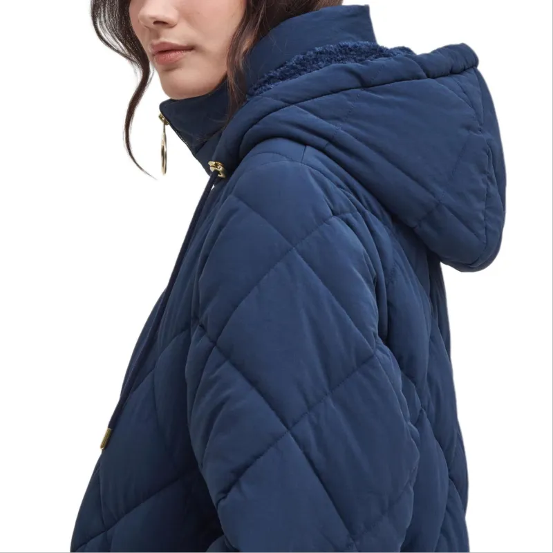BARBOUR FW24 Puffer Jacket Women's Marine Blue-5