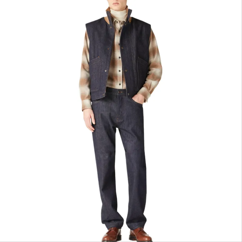 Loro Piana FW24 Vest Men's Dark Blue-3
