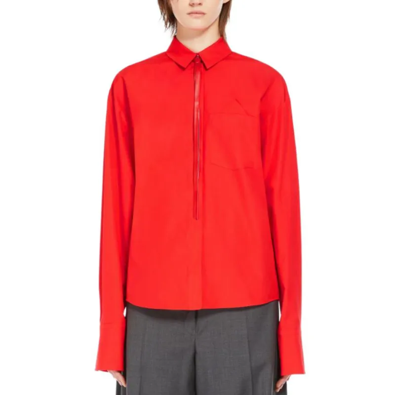 SportMax Buttoned Long Sleeved Shirt-1