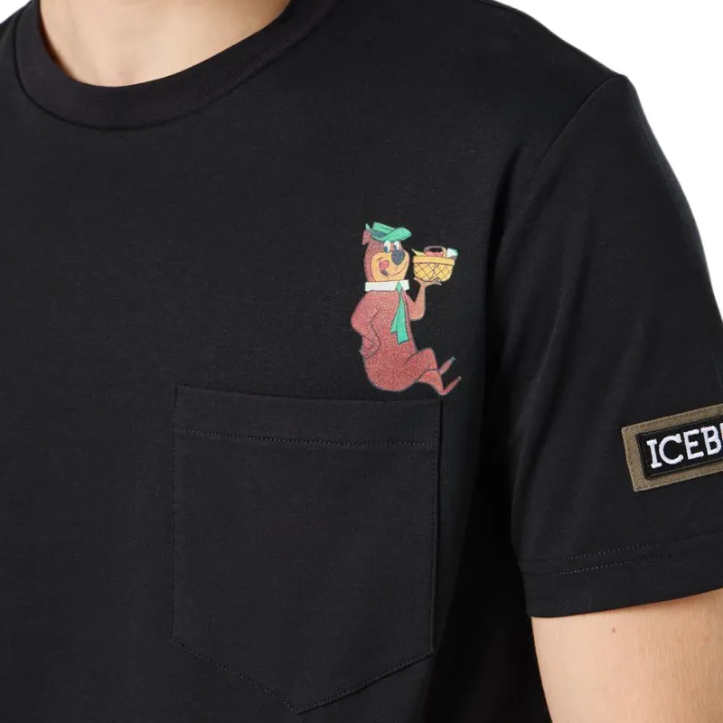 Iceberg Yogi Bear-print T-shirt-5