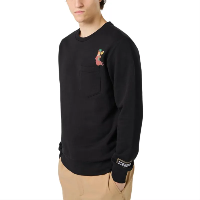Iceberg Yogi print Sweatshirt-4