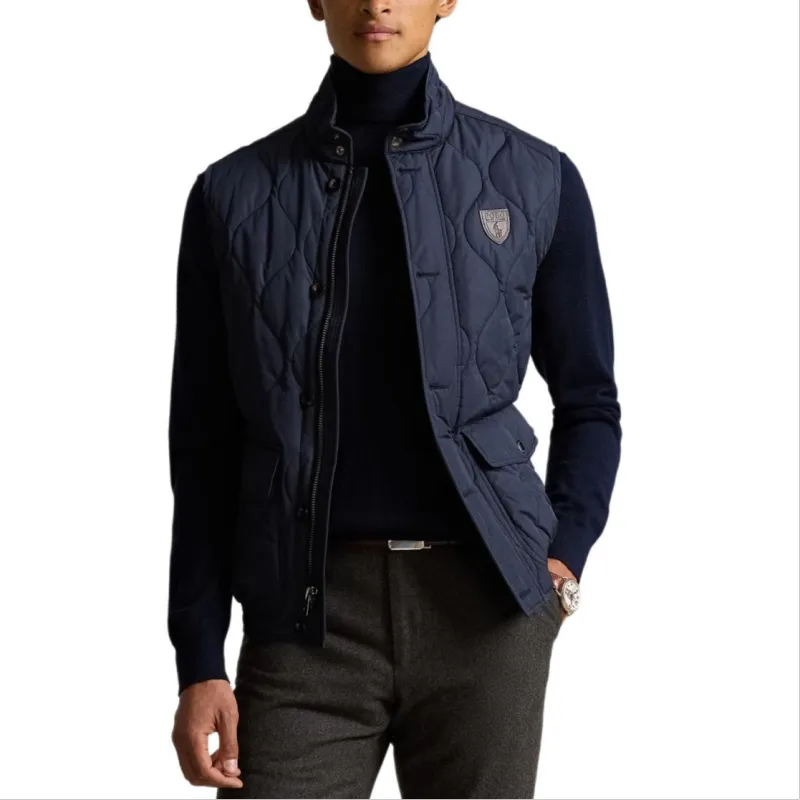 Polo Ralph Lauren FW24 Vest Men's Dark Blue-1