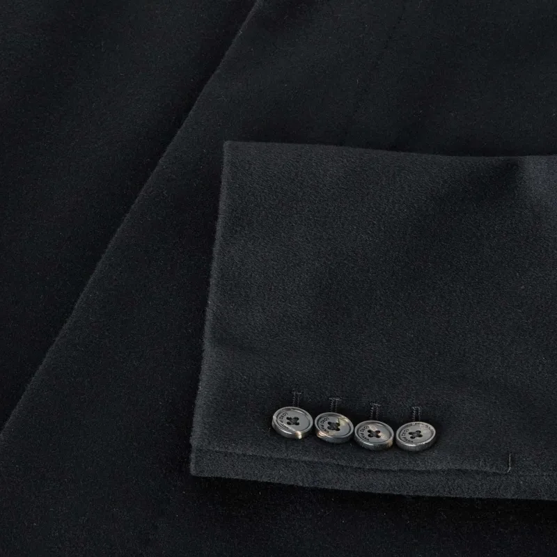 Loro Piana FW24 Coats Men's Black-6