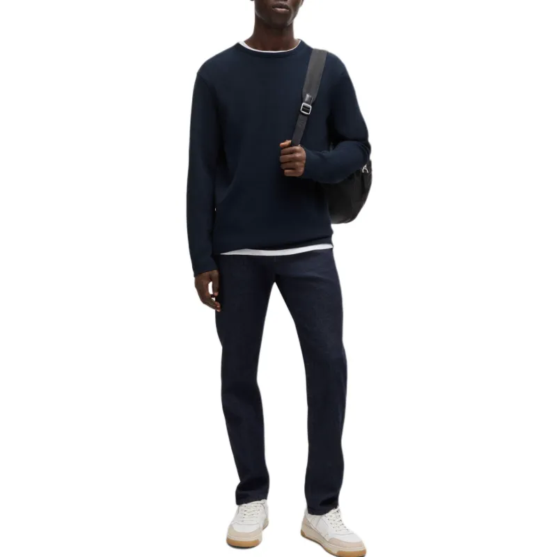 HUGO BOSS Logo embroidered Sweater-2