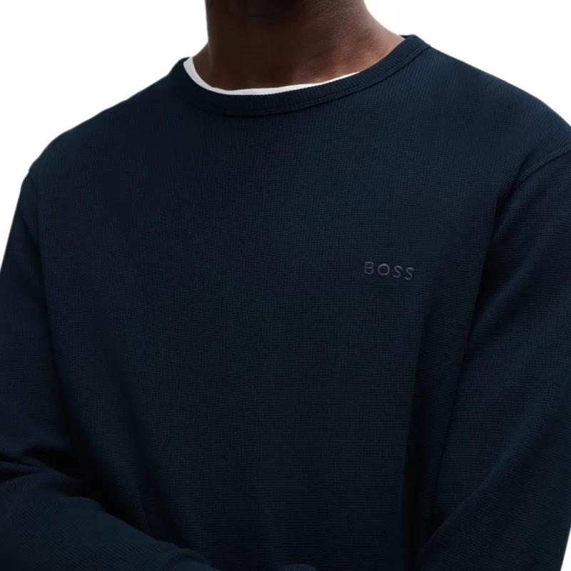 HUGO BOSS Logo embroidered Sweater-4