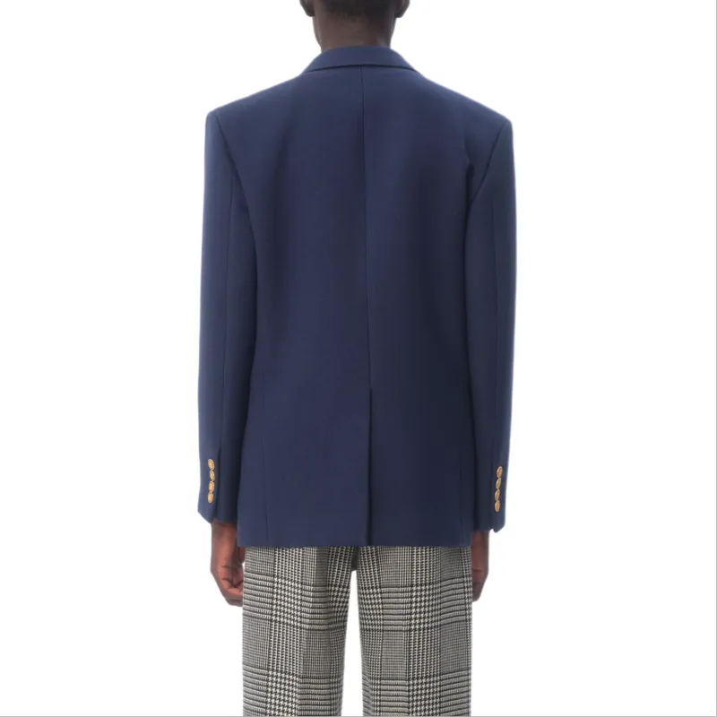 Valentino FW24 Business Suit Coat Men's Indigo-2
