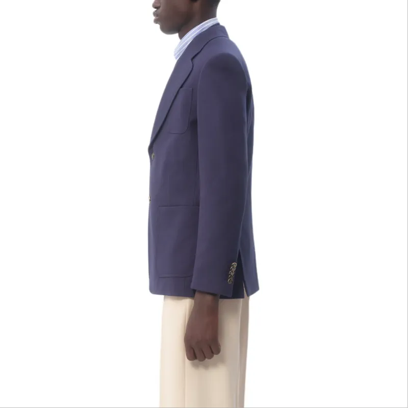 Valentino Single Breasted Straight Hem Jacket-6