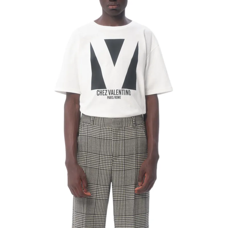 Valentino Chez Valentino Print T Shirt-1