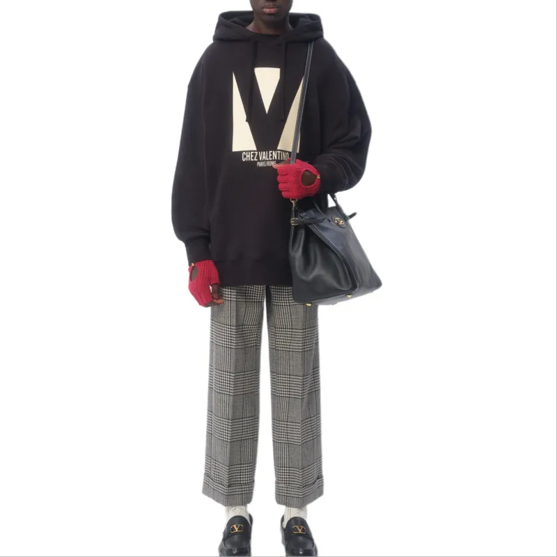 Valentino Chez Valentino Drawstring Hoodie-2