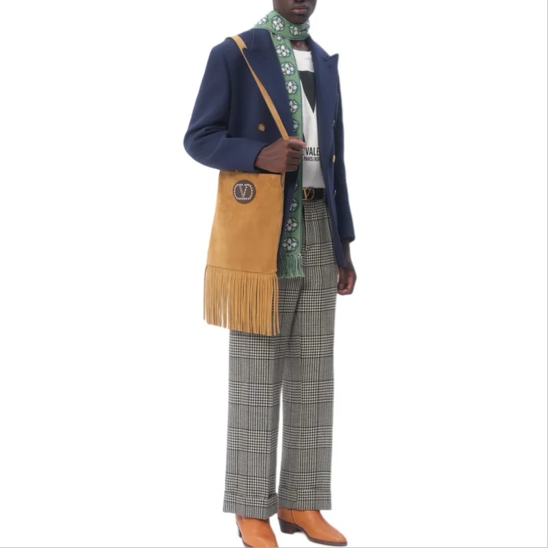 Valentino FW24 Business Suit Coat Men's Indigo-4