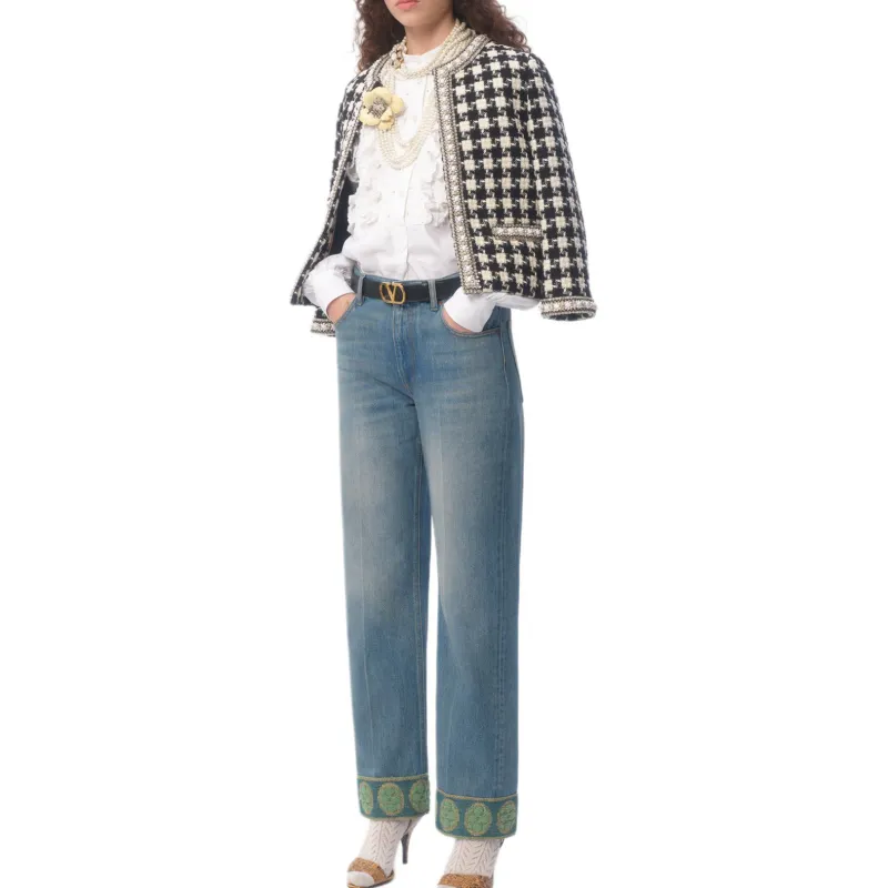 Valentino Denim Jeans 'Medium Blue'-2