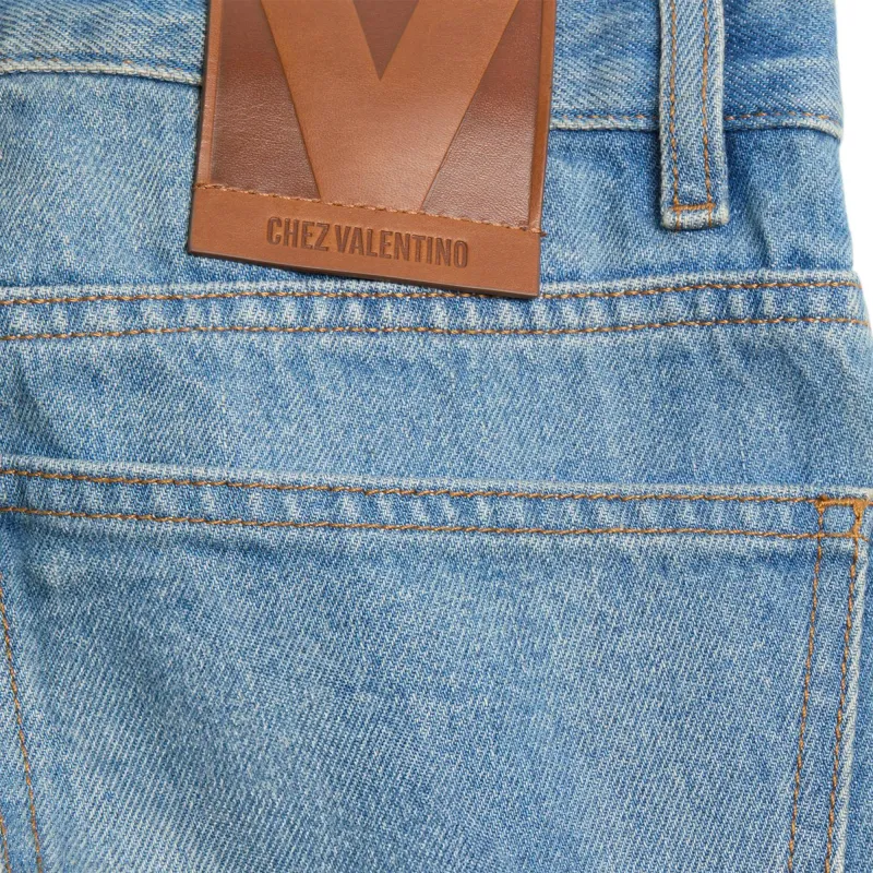Valentino Denim Jeans 'Medium Blue'-7