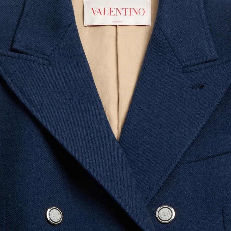 Valentino FW24 Business Suit Coat Men's Indigo-9