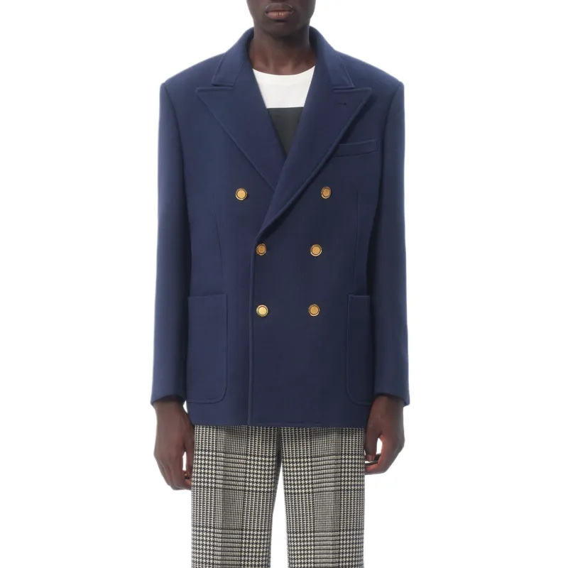 Valentino FW24 Business Suit Coat Men's Indigo-1