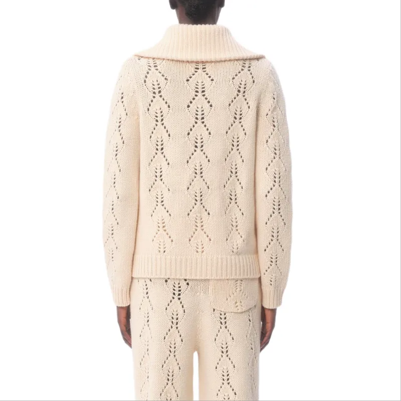 Valentino FW24 Sweater Women's Light Beige-5