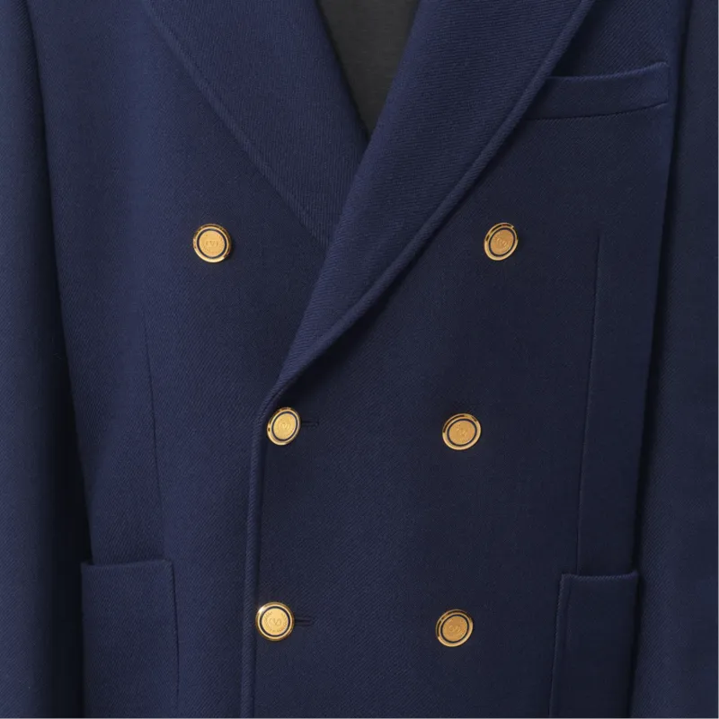 Valentino FW24 Business Suit Coat Men's Indigo-6