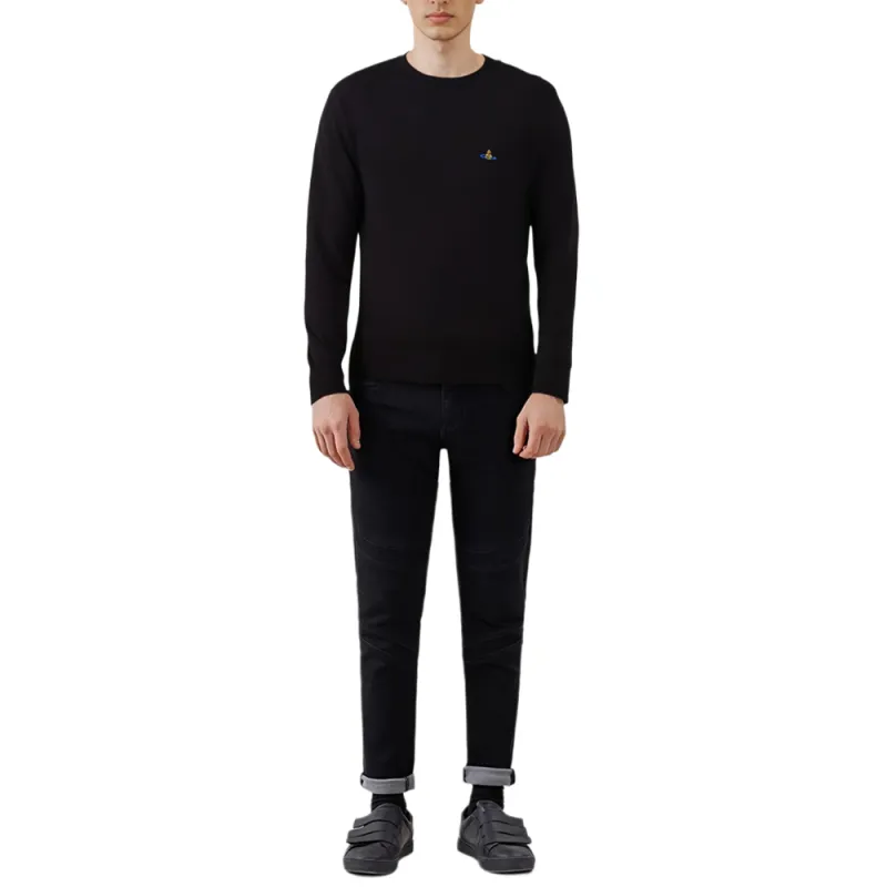 Vivienne Westwood Orb Embroidered Long Sleeved Jumper-2