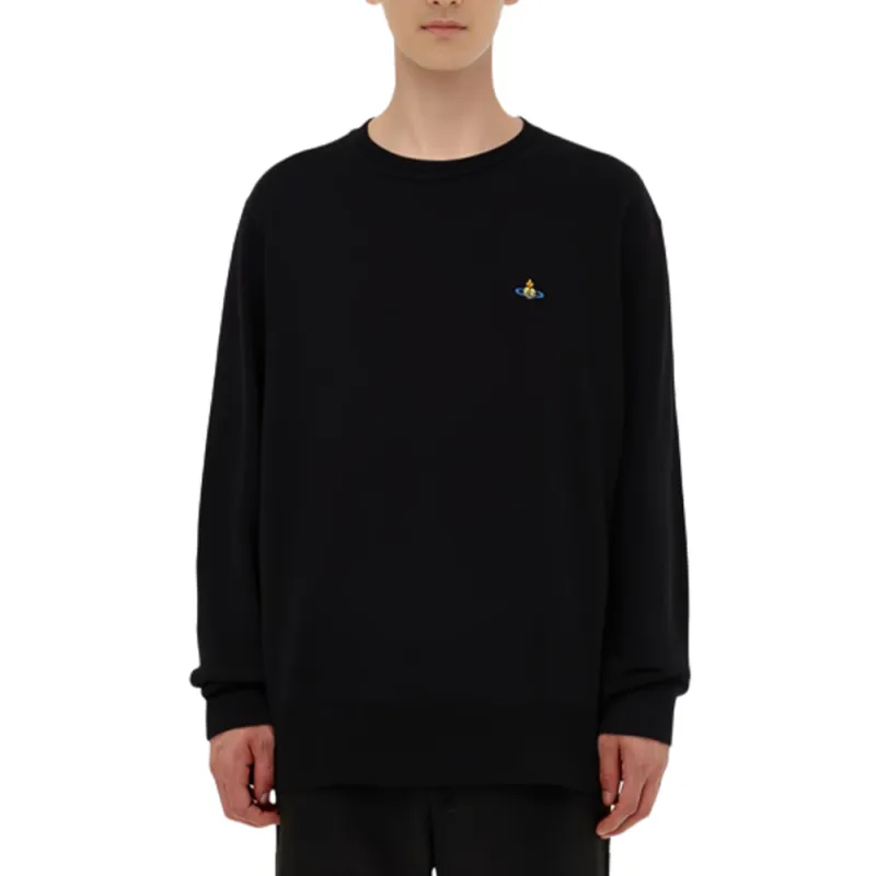 Vivienne Westwood Orb Embroidered Long Sleeved Jumper-4