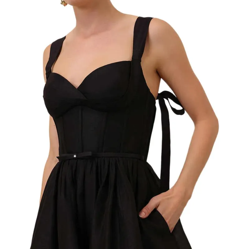 Zimmermann SS25 Slip Dresses Women's Black-5