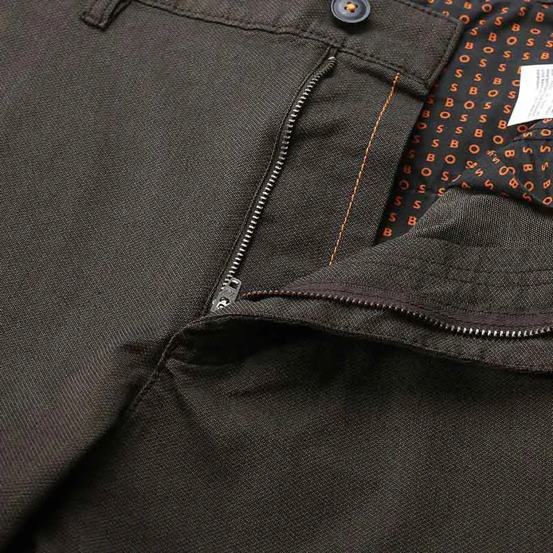HUGO BOSS Casual Pants Men's Green Brown-3