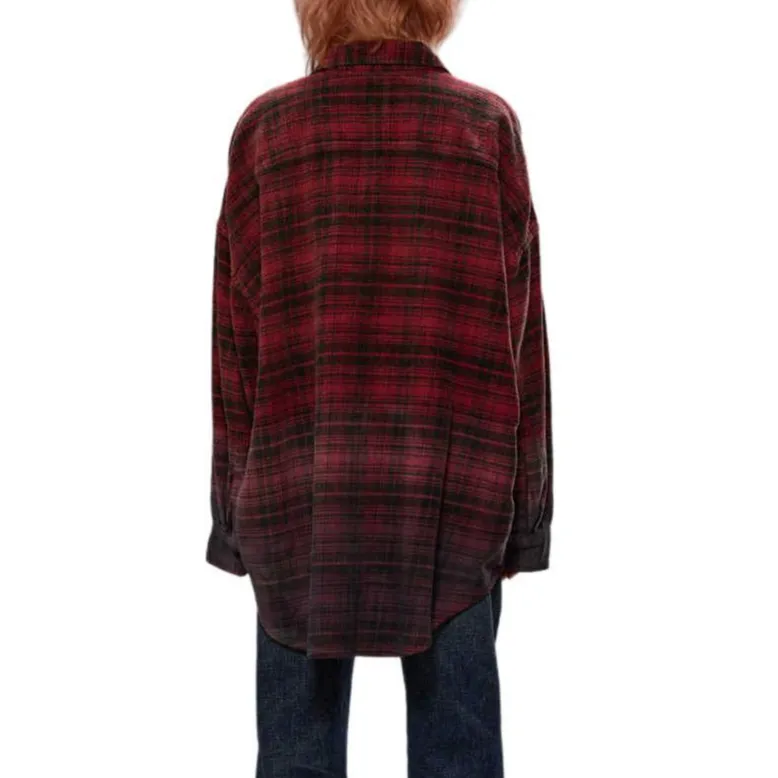 R13 Checked Degrade Shirt-2