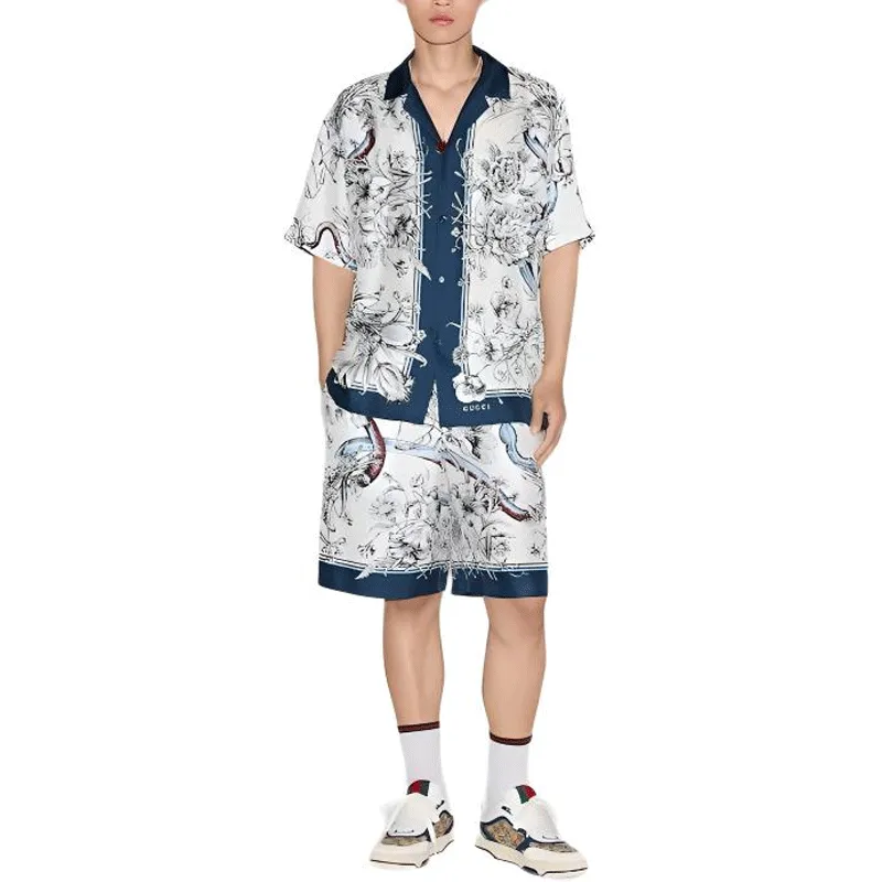 GUCCI SS25 Casual Shorts Men's White-1