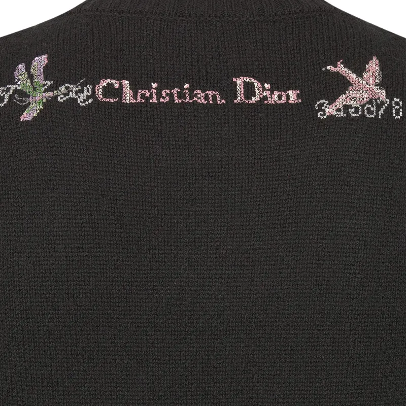 DIOR Cashmere Sweater Women's Black-4