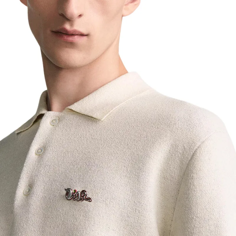 DIOR X Kaws Long Sleeved Polo Shirt-5
