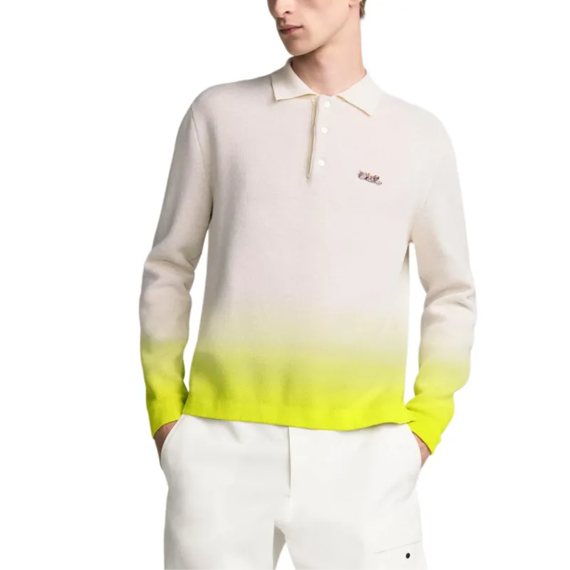 DIOR X Kaws Long Sleeved Polo Shirt-3
