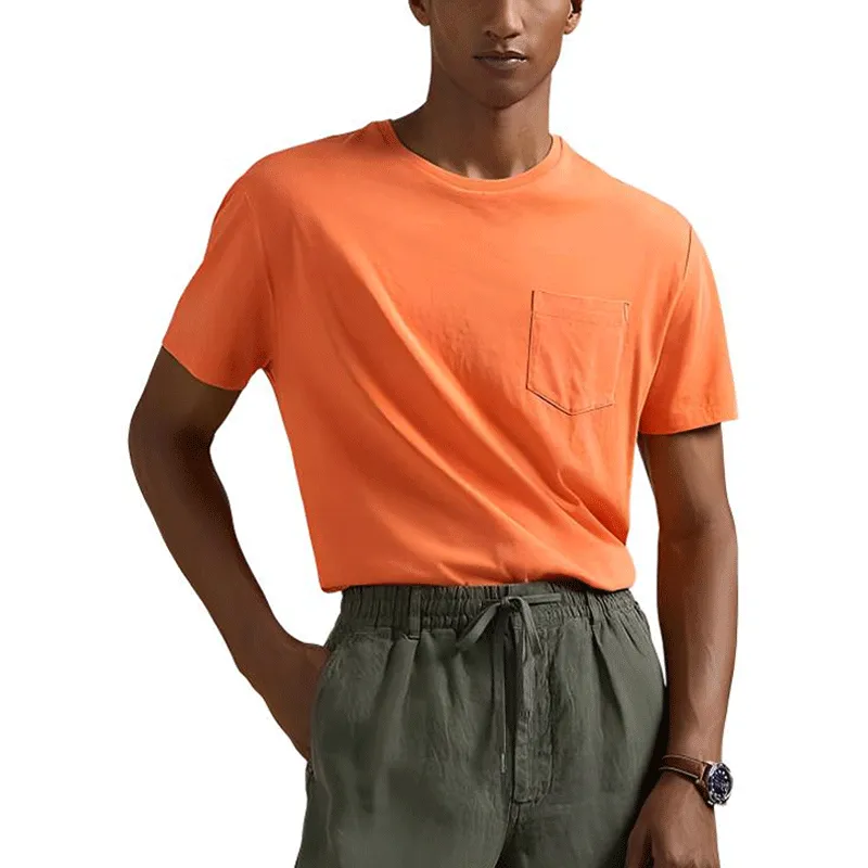Polo Ralph Lauren SS25 T Shirt Men's Bright Orange-2