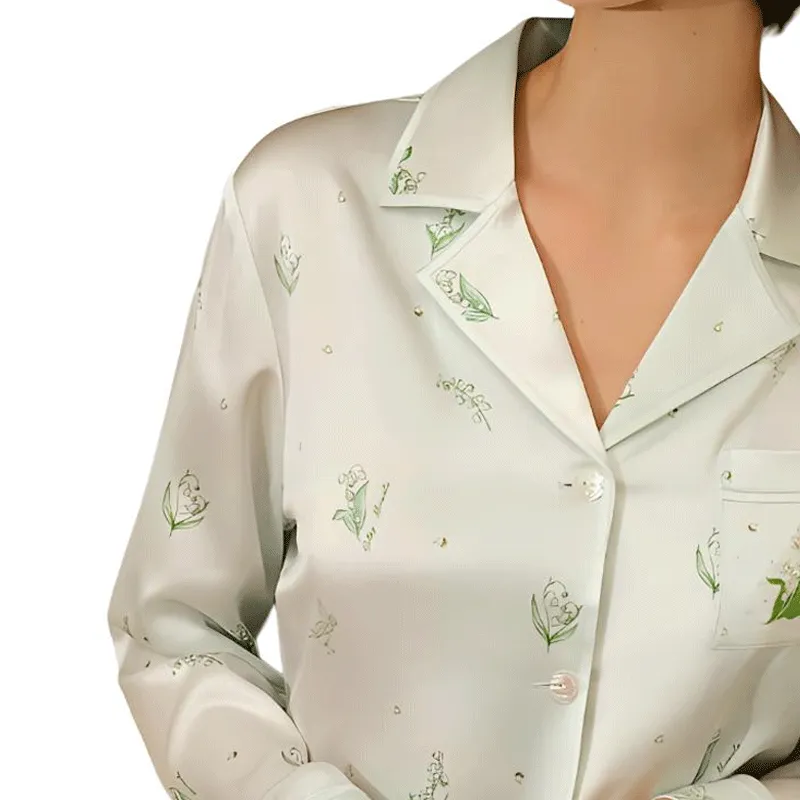 SILKY MIRACLE Pajama Set Women's Mint Green-3