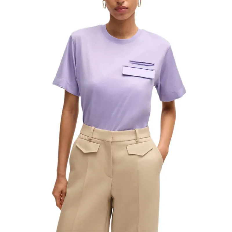 HUGO BOSS Regular T Shirt Women's Purple-1