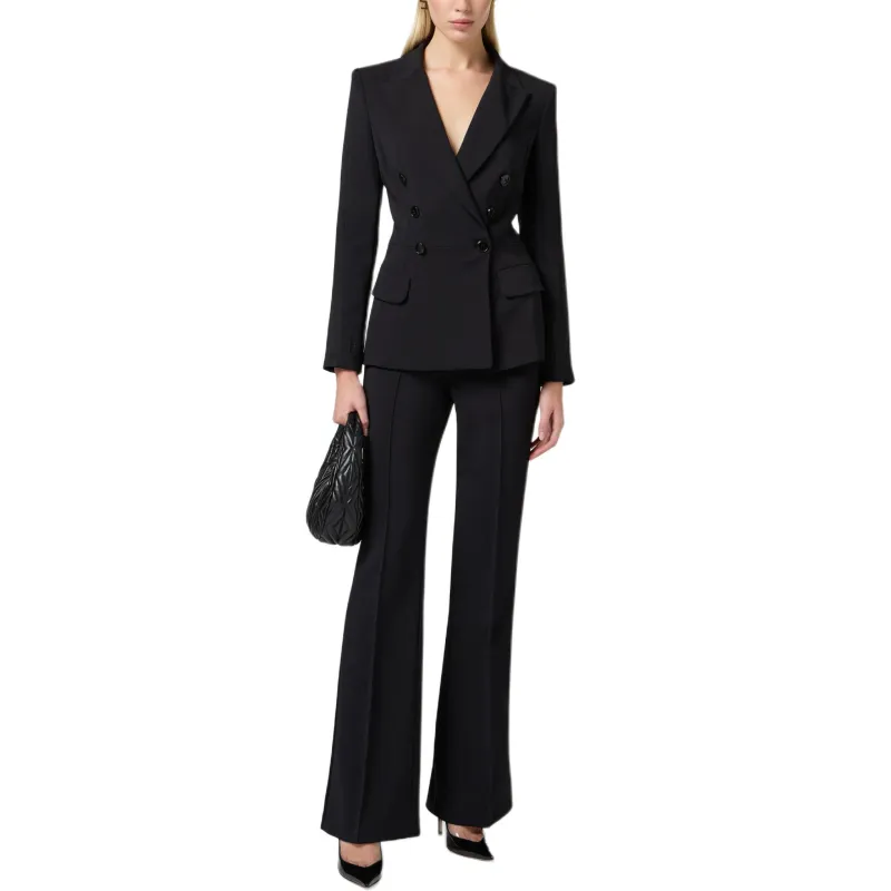 Elisabetta Franchi Satin Bands Crêpe Jacket-3