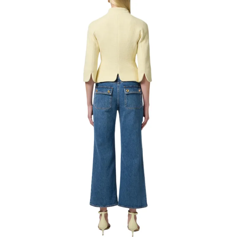 Elisabetta Franchi Jackets & Coats Women's Yellow-2