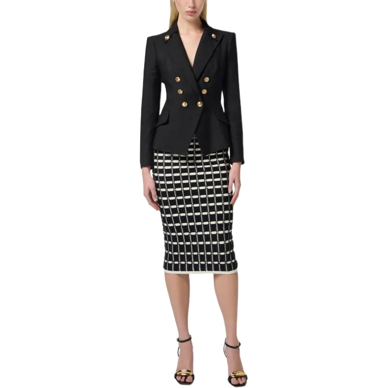 Elisabetta Franchi Button detail Blazer-2