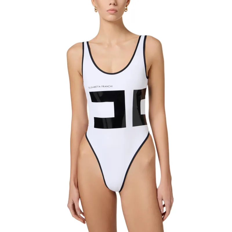 Elisabetta Franchi Maxi logo Swimsuit-1