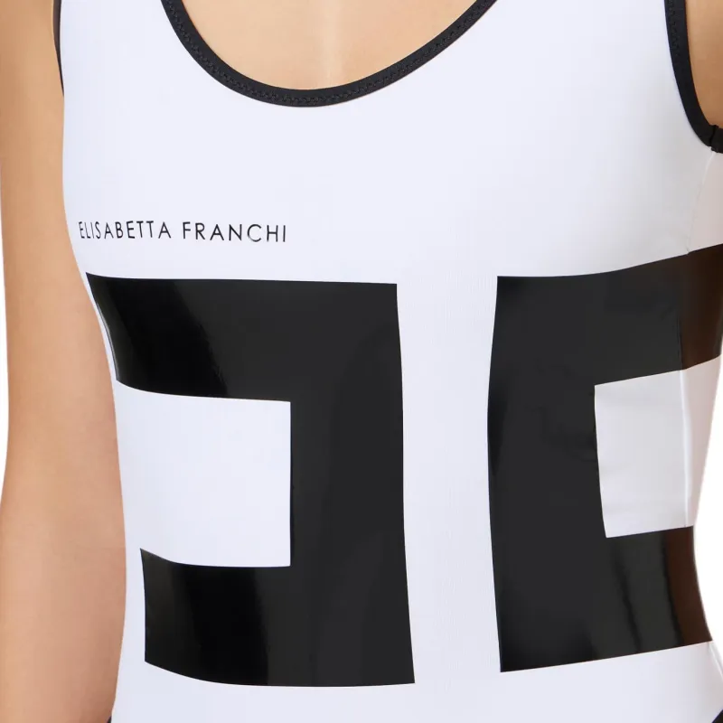 Elisabetta Franchi Maxi logo Swimsuit-3