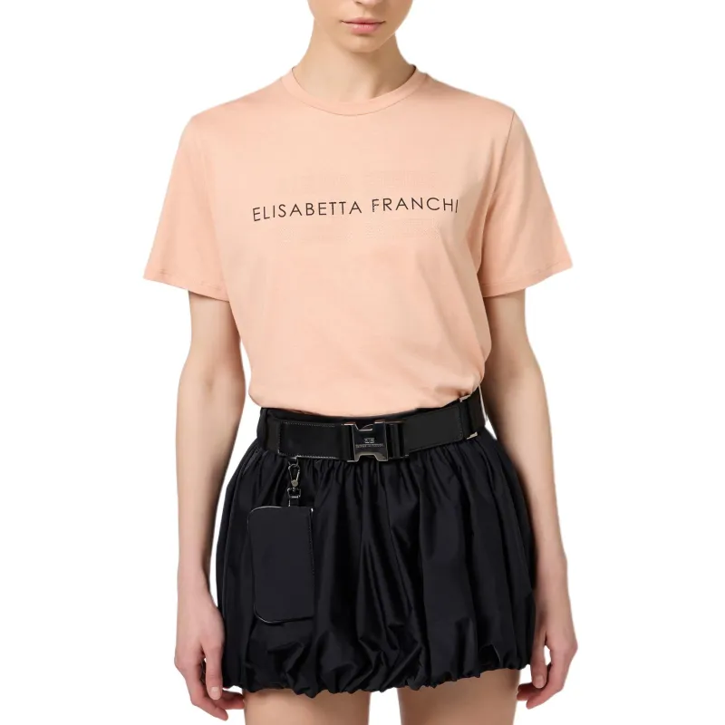 Elisabetta Franchi T Shirt Women's Peach Rose-1