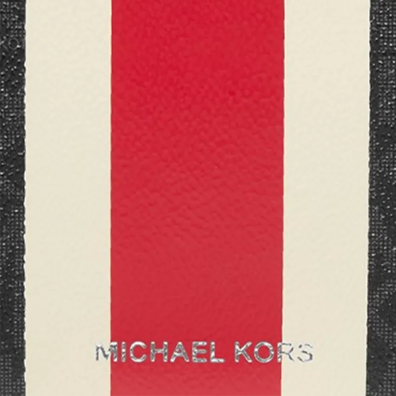 MICHAEL KORS MICHAEL KORS Luggage Collection Leather Card Holder Wallet Medium Size Men's Red-3