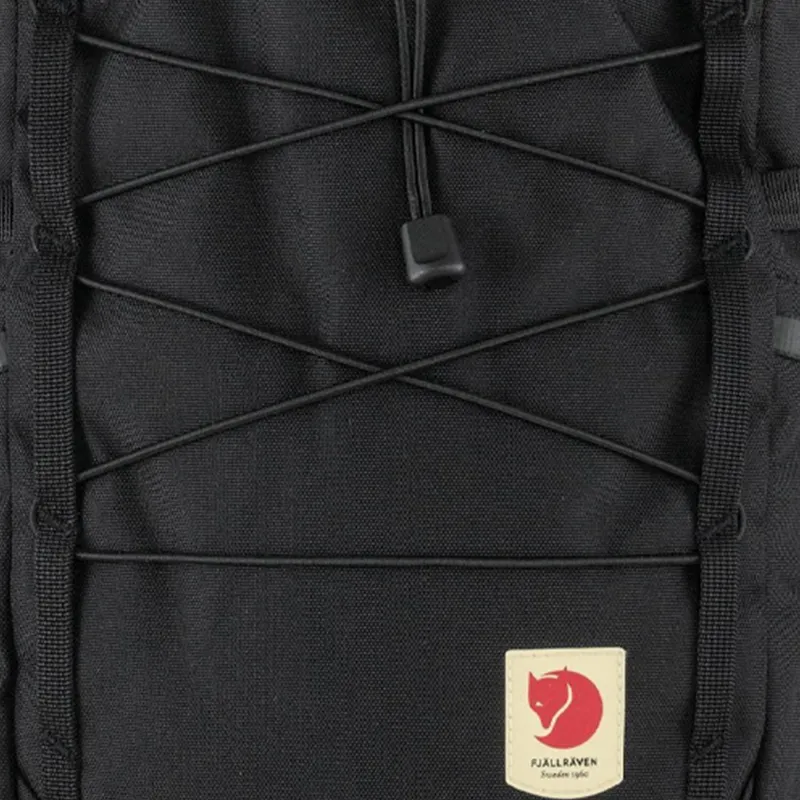 Fjallraven Recycled Polyester Backpack Unisex Black-3