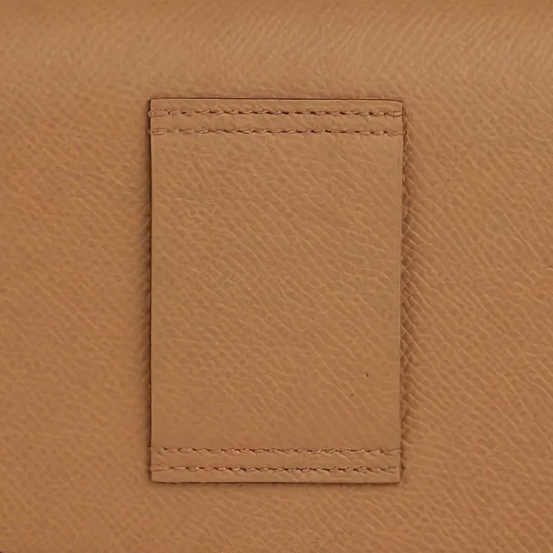 HERMES Constance Slim Epsom Leather Clutch Wallet Fanny Pack Women's 2S Sesame Color-3