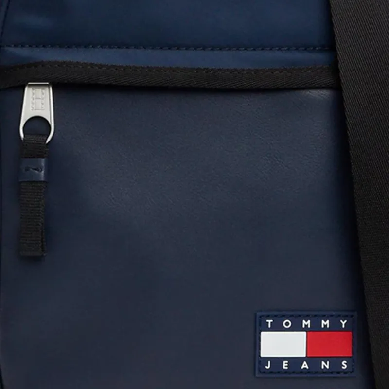 Tommy Hilfiger Polyurethane Reporter Bag Shoulder Bag Crossbody Bag Regular Men's Dark Night Marine Blue-2