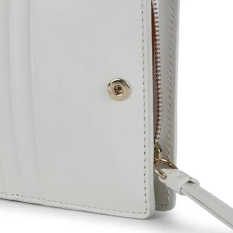 Chloe Leather Wallet Women's White-3