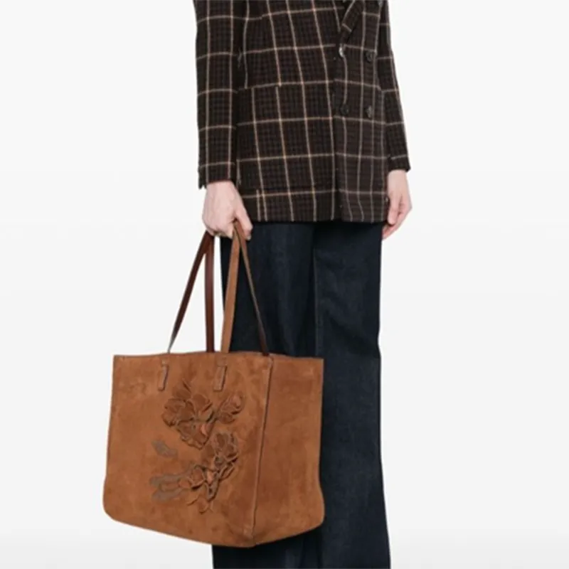ERMANNO SCERVINO Floral-appliqué Tote Bag-5