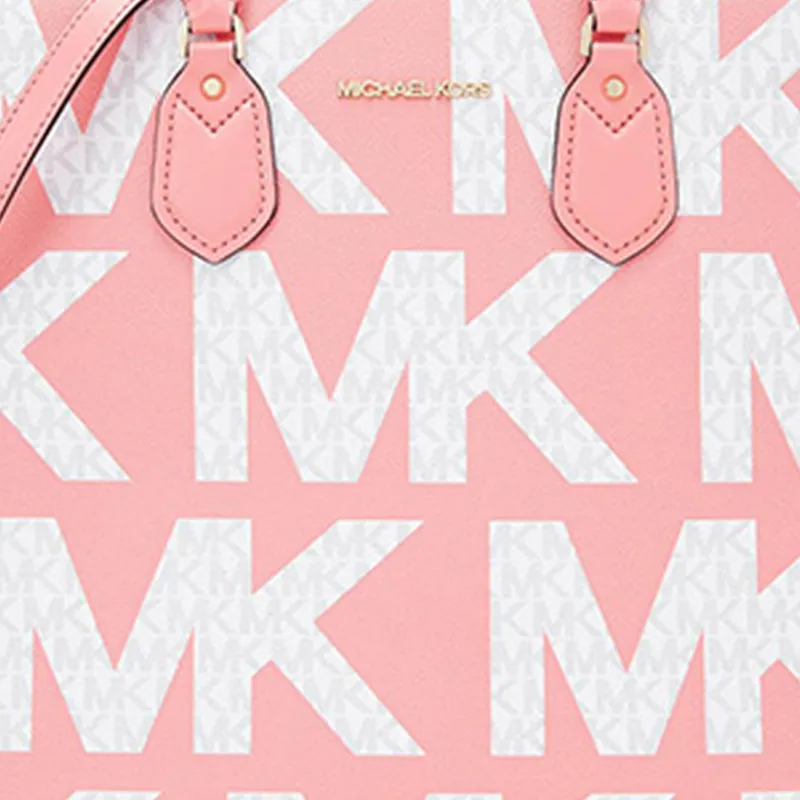 MICHAEL KORS MK Everly Artificial Leather Handbags Crossbody Bags Women's Grapefruit Pink-1